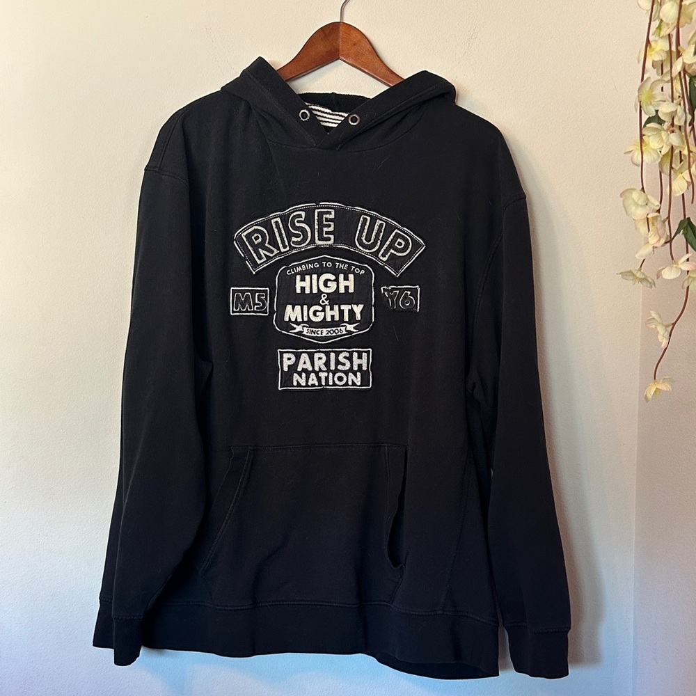 High & Mighty Black Hoodie for Men